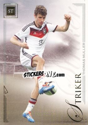 Sticker Thomas Muller - World Football UNIQUE 2014 n. 82 - Futera