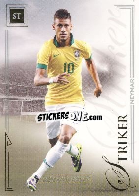 Sticker Neymar - World Football UNIQUE 2014 - Futera