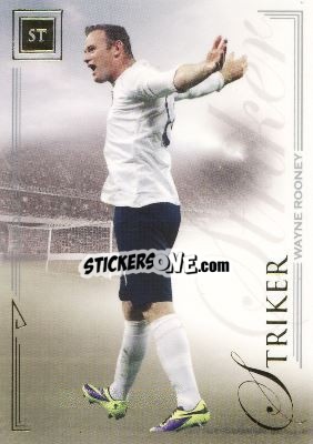 Sticker Wayne Rooney - World Football UNIQUE 2014 - Futera