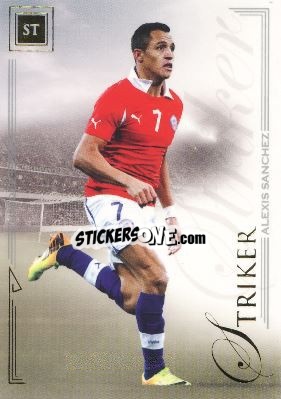 Sticker Alexis Sanchez - World Football UNIQUE 2014 n. 87 - Futera