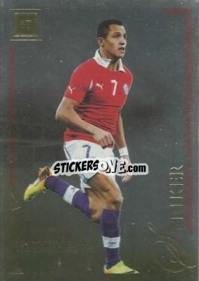 Sticker Alexis Sanchez - World Football UNIQUE 2014 n. 87s - Futera