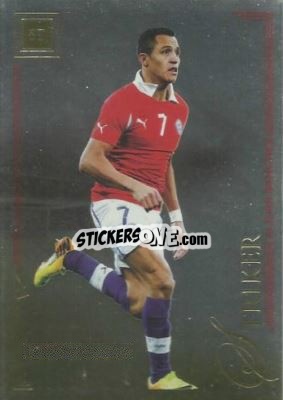 Cromo Alexis Sanchez - World Football UNIQUE 2014 - Futera