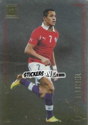 Sticker Alexis Sanchez - World Football UNIQUE 2014 - Futera