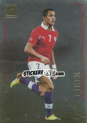 Sticker Alexis Sanchez - World Football UNIQUE 2014 n. 87t - Futera
