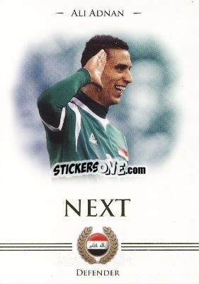 Sticker Ali Adnan - World Football UNIQUE 2014 - Futera