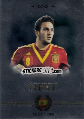 Sticker Koke - World Football UNIQUE 2014 n. 94s - Futera