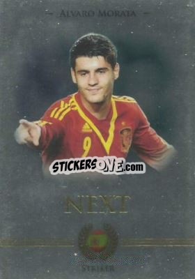 Sticker Alvaro Morata - World Football UNIQUE 2014 n. 98t - Futera
