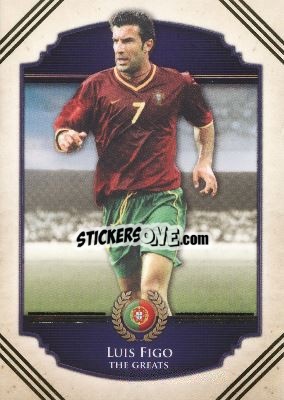 Sticker Luis Figo - World Football UNIQUE 2014 n. 106 - Futera