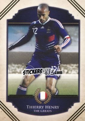 Sticker Thierry Henry - World Football UNIQUE 2014 - Futera