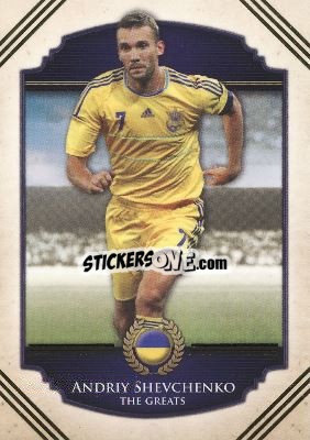 Sticker Andriy Shevchenko - World Football UNIQUE 2014 - Futera