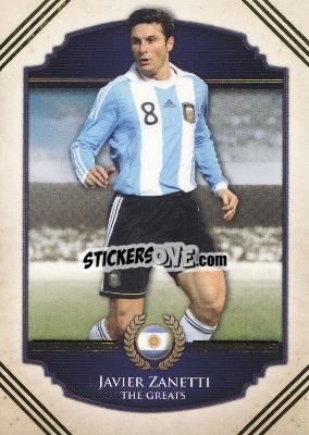 Sticker Javier Zanetti - World Football UNIQUE 2014 n. 119 - Futera