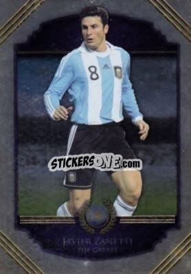 Sticker Javier Zanetti - World Football UNIQUE 2014 n. 119s - Futera