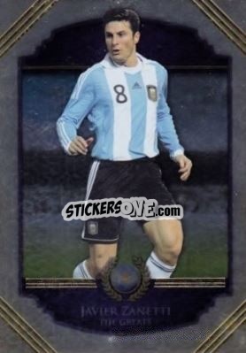 Sticker Javier Zanetti - World Football UNIQUE 2014 n. 119t - Futera