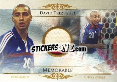 Sticker David Trezeguet - World Football UNIQUE 2014 - Futera