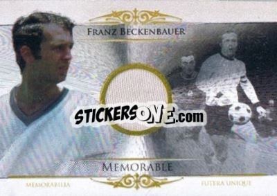 Sticker Franz Beckenbauer - World Football UNIQUE 2014 n. MEM05b - Futera