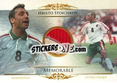 Cromo Hristo Stoichkov - World Football UNIQUE 2014 - Futera