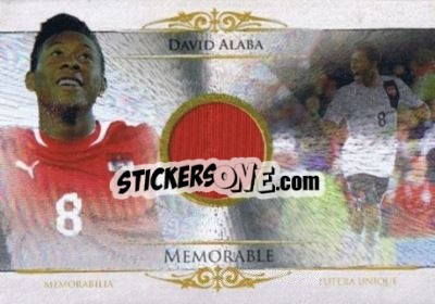 Cromo David Alaba - World Football UNIQUE 2014 - Futera