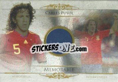 Figurina Carles Puyol - World Football UNIQUE 2014 - Futera