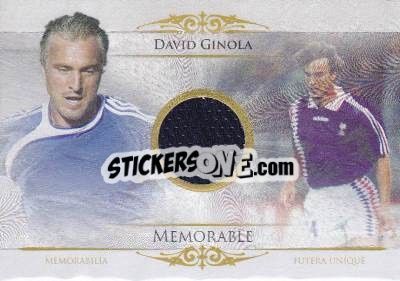 Sticker David Ginola - World Football UNIQUE 2014 - Futera