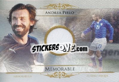 Cromo Andrea Pirlo - World Football UNIQUE 2014 - Futera