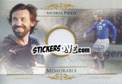 Cromo Andrea Pirlo - World Football UNIQUE 2014 - Futera