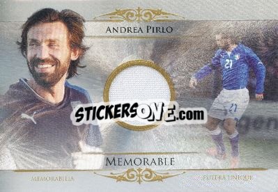 Figurina Andrea Pirlo - World Football UNIQUE 2014 - Futera