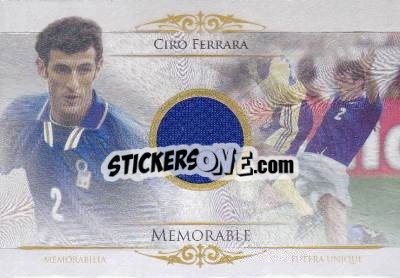 Figurina Ciro Ferrara - World Football UNIQUE 2014 - Futera