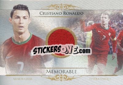 Sticker Cristiano Ronaldo - World Football UNIQUE 2014 n. MEM48 - Futera