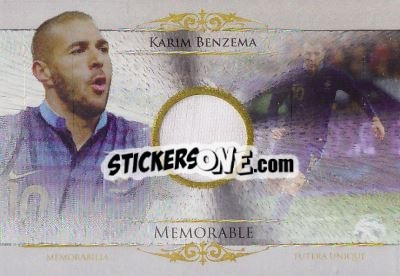 Sticker Karim Benzema - World Football UNIQUE 2014 n. MEM49 - Futera