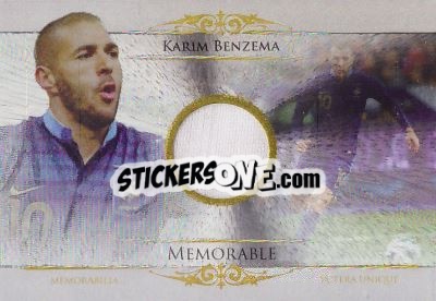 Sticker Karim Benzema - World Football UNIQUE 2014 n. MEM49b - Futera