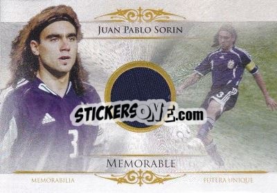 Sticker Juan Pablo Sorin - World Football UNIQUE 2014 - Futera