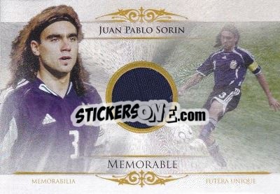 Cromo Juan Pablo Sorin - World Football UNIQUE 2014 - Futera