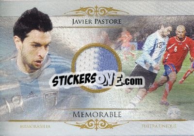 Cromo Javier Pastore - World Football UNIQUE 2014 - Futera