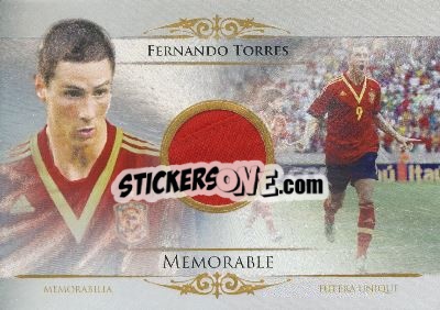 Sticker Fernando Torres - World Football UNIQUE 2014 n. MEM66b - Futera