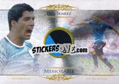 Figurina Luis Suarez - World Football UNIQUE 2014 - Futera