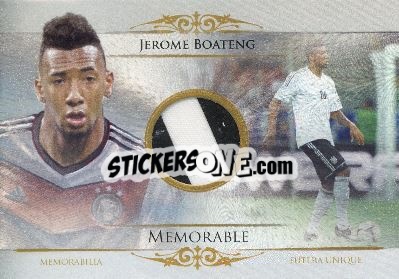Sticker Jérôme Boateng - World Football UNIQUE 2014 n. MEM72 - Futera