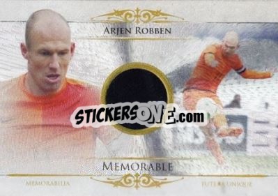 Sticker Arjen Robben - World Football UNIQUE 2014 n. MEM73b - Futera