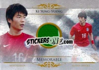 Sticker Ki Sung-Yueng - World Football UNIQUE 2014 - Futera