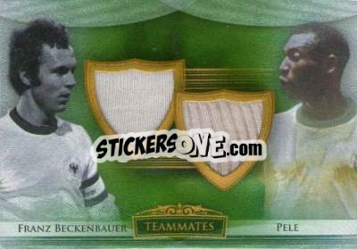 Sticker Franz Beckenbauer / Pele - World Football UNIQUE 2014 - Futera