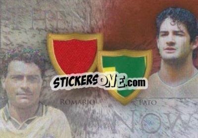 Sticker Romario / Alexandre Pato - World Football UNIQUE 2014 n. TN07 - Futera