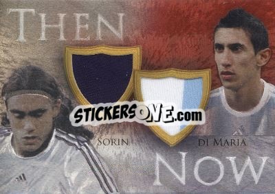 Sticker Juan Pablo Sorin / Angel Di Maria - World Football UNIQUE 2014 n. TN15b - Futera