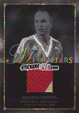 Sticker Andres Iniesta - World Football UNIQUE 2014 n. M02 - Futera