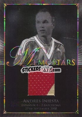 Sticker Andres Iniesta - World Football UNIQUE 2014 - Futera