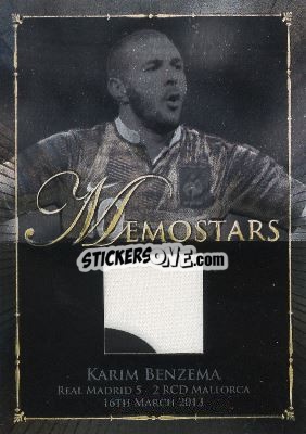 Sticker Karim Benzema - World Football UNIQUE 2014 n. M07 - Futera