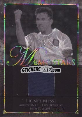 Sticker Lionel Messi - World Football UNIQUE 2014 n. M10 - Futera