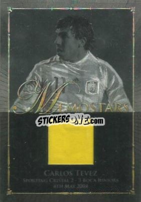 Sticker Carlos Tevez - World Football UNIQUE 2014 - Futera