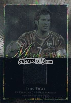 Sticker Luis Figo - World Football UNIQUE 2014 n. M34 - Futera
