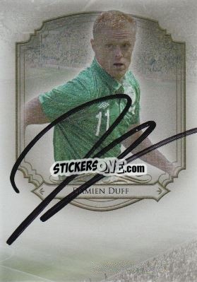 Sticker Damien Duff - World Football UNIQUE 2014 - Futera