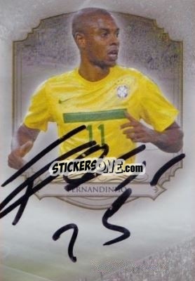 Sticker Fernandinho - World Football UNIQUE 2014 n. T87 - Futera
