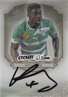 Figurina Kolo Toure - World Football UNIQUE 2014 - Futera